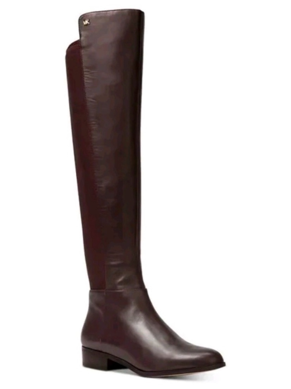 Michael Kors Bromley Tall Flat Boots – Brown Leather – Like new